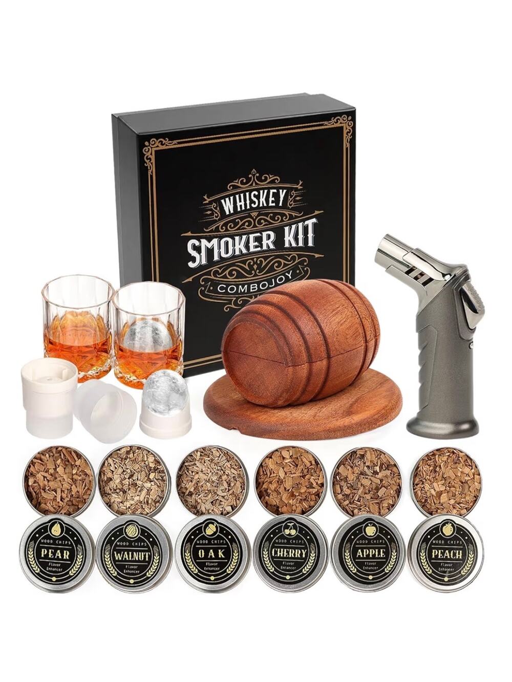 NWT Whiskey Smoker Kit Gift Box